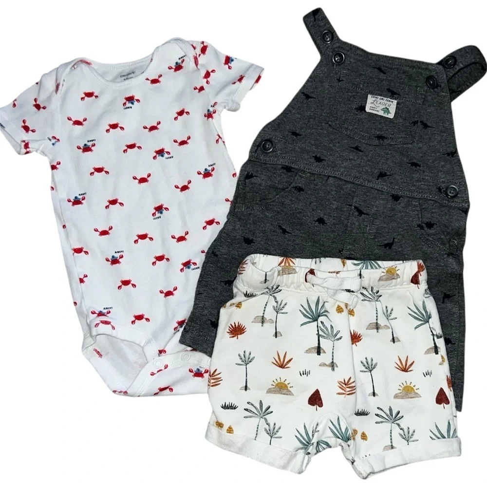 Carter’s and Little Co. Baby Boy Summer Bundle Size 18-24 Months